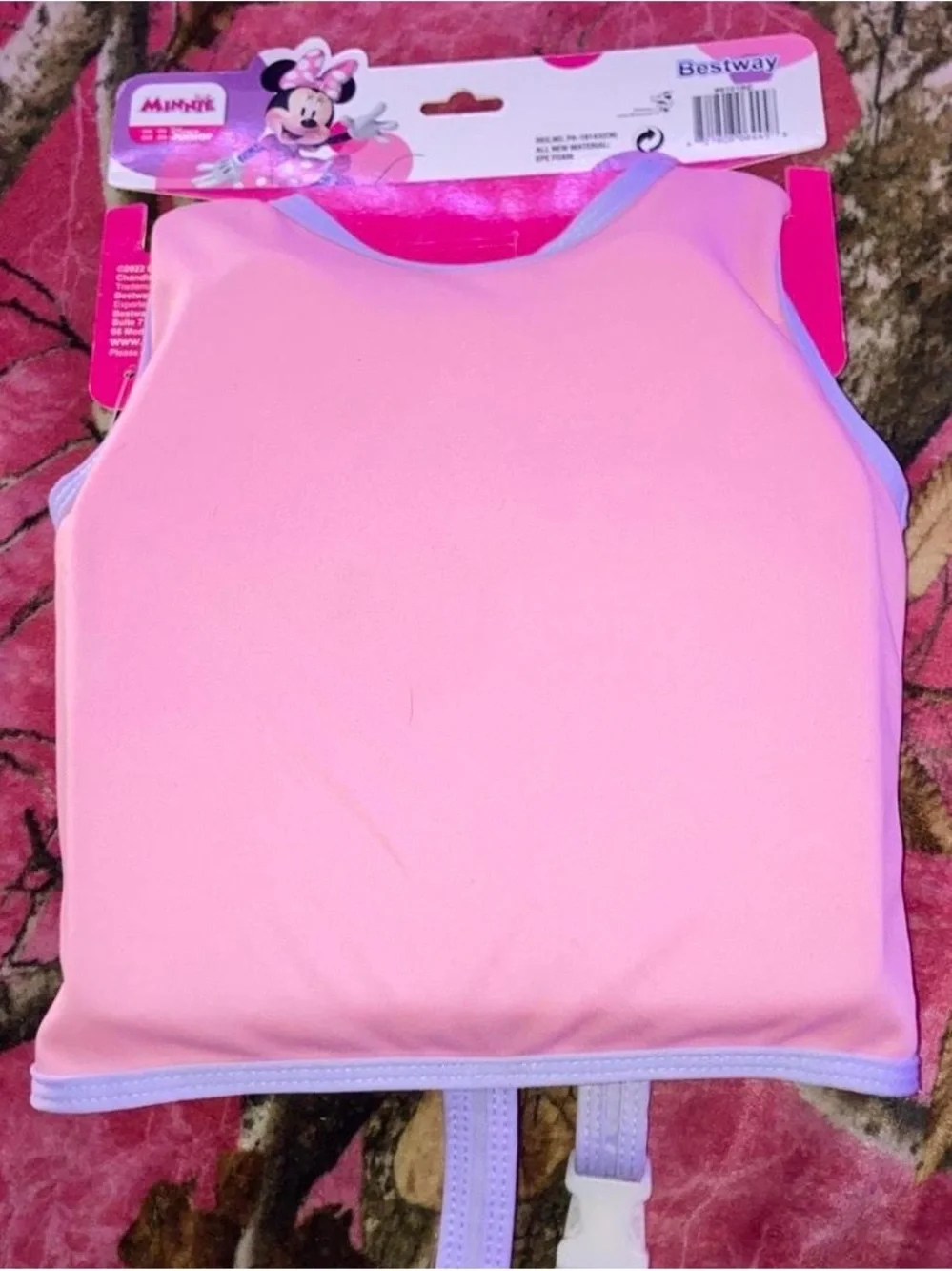 Disney Pink Minnie Mouse Kids Swim Vest